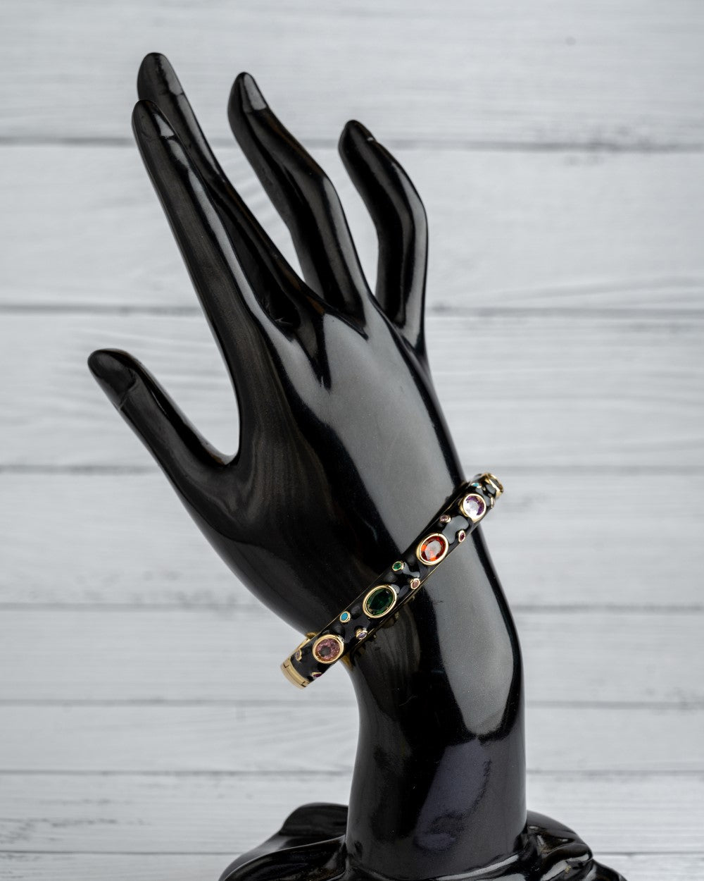 Multi Coloured Black Bangle