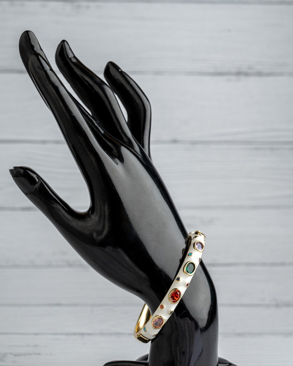 Multi Coloured White Bangle