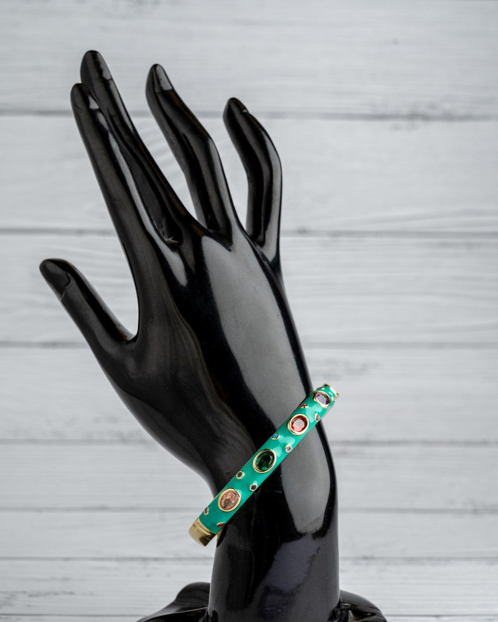 Multi Coloured Green Bangle