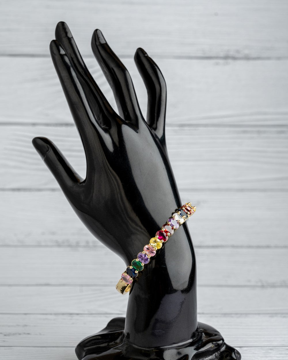 Bangle With Multi Coloured Stone
