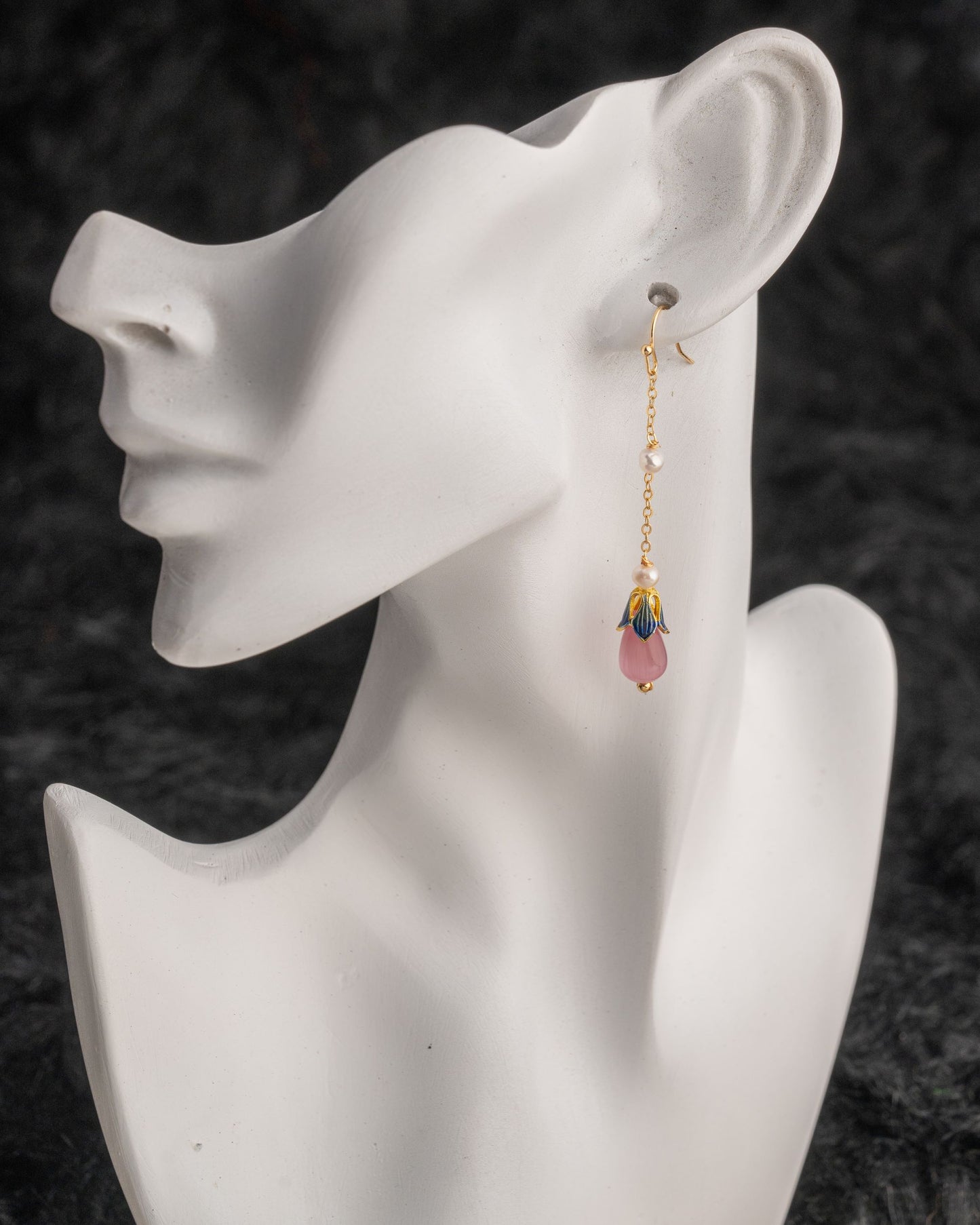 Inverted Tulips Pink & Pearl