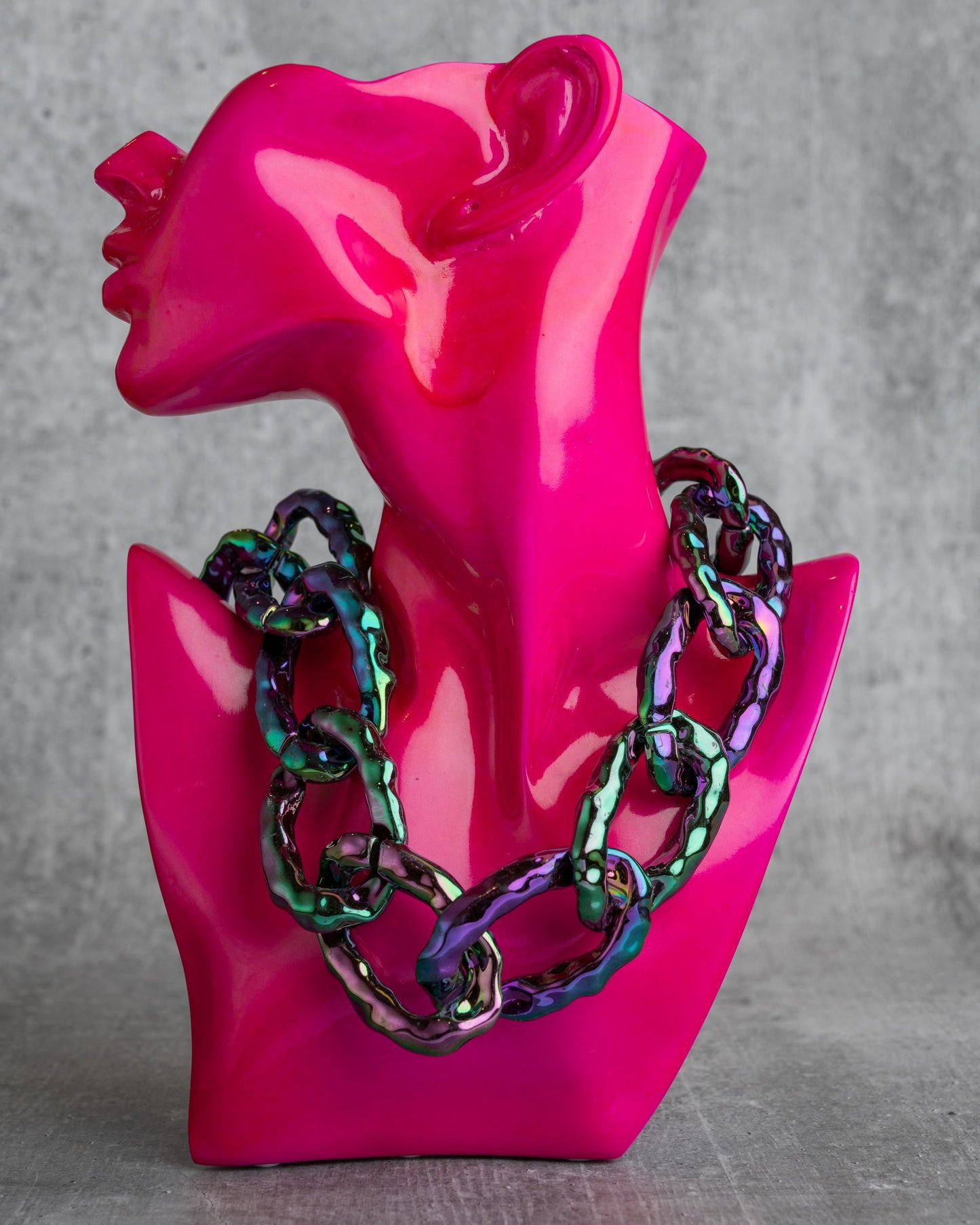 Purple Metallic Big Links