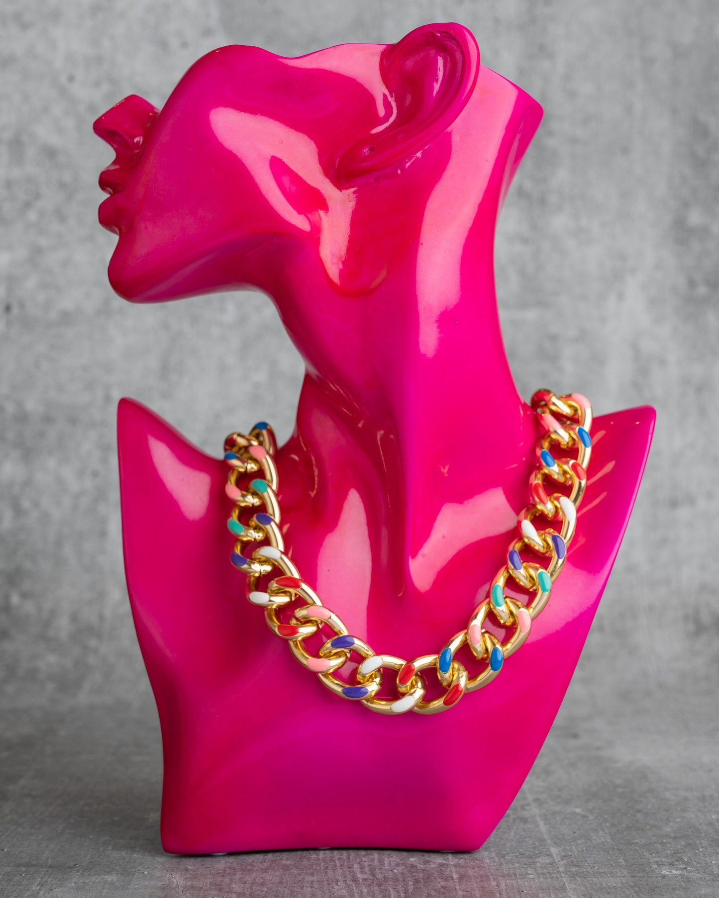 Gold & Multi Colour Links