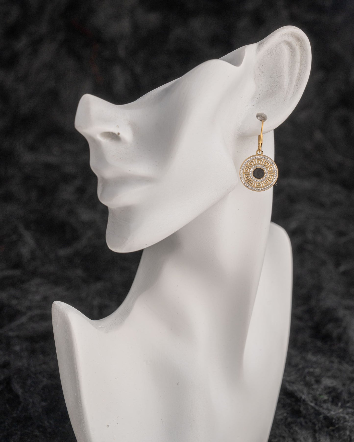 Gold Black Diamonds Centre Cluster