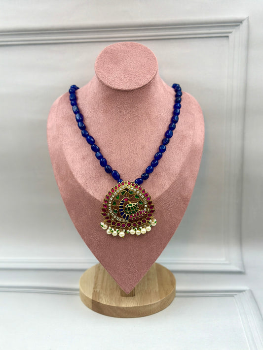 Multicolour Peacock Pendant