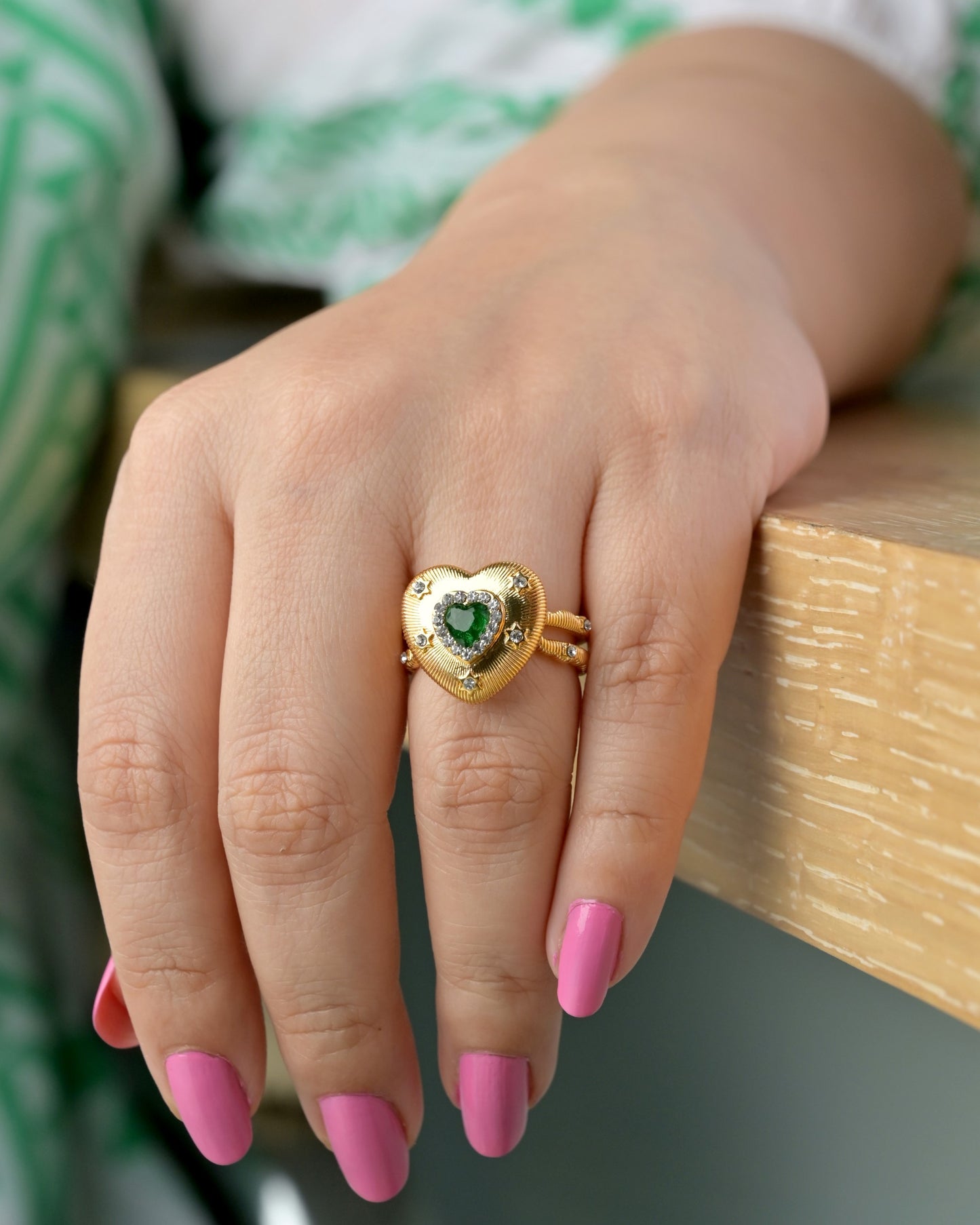 Heart Green Gold