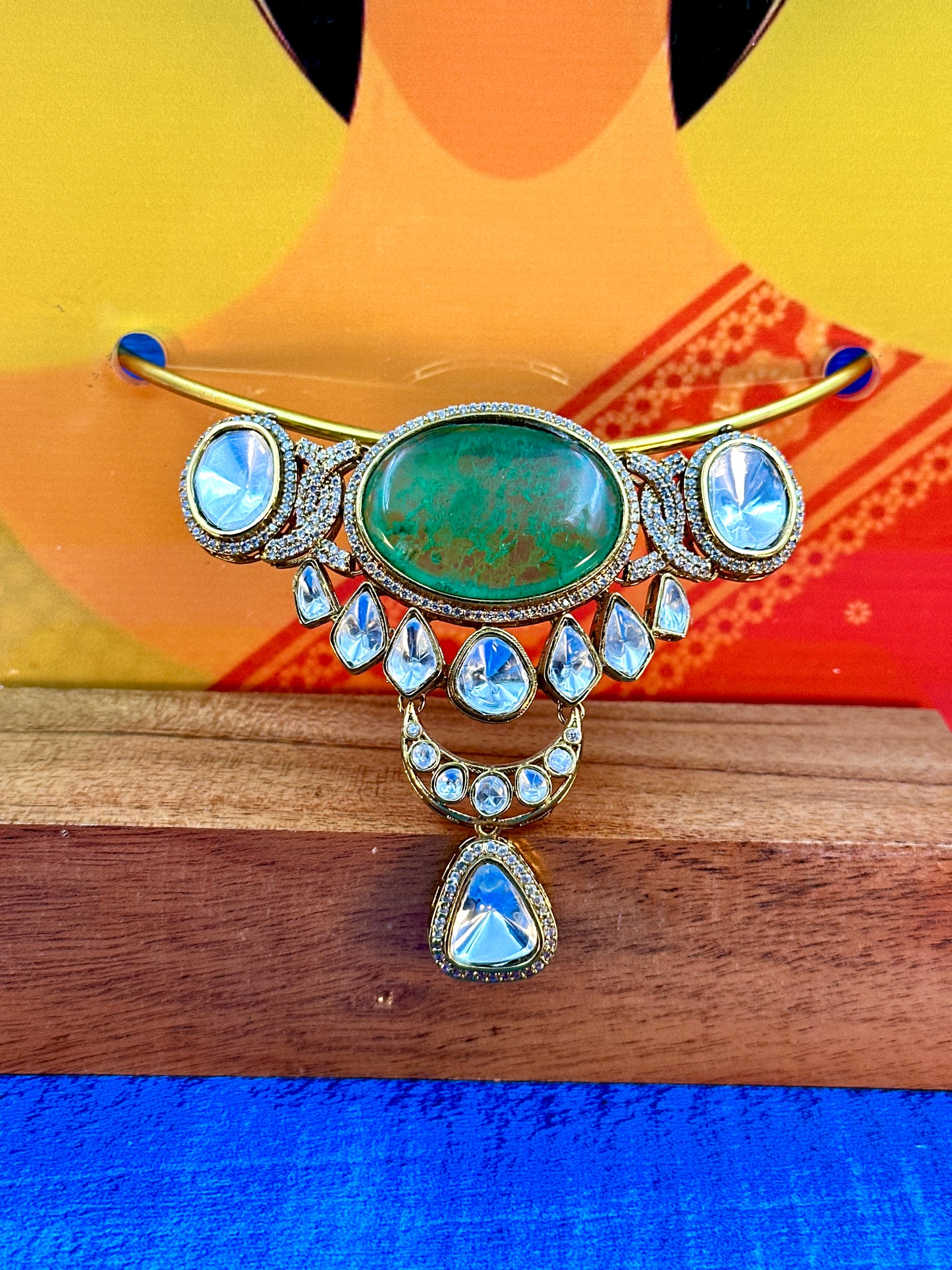 Green & White Massonite Diamond Set